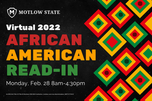Motlow Hosts Virtual African American Read-In