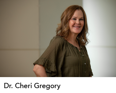 Professor of Biology Dr. Cheri Gregory