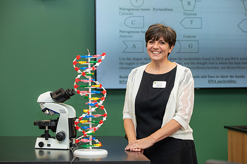 Stacy Dowd, assistant professor and Natural Science Department curriculum chair at Motlow