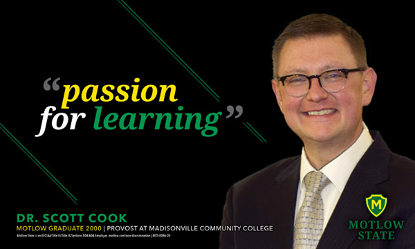 An image of Scott Cook that reads "passion for earning".
